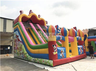  Oem Odm Mickey Mouse Inflatable Slide By-Ds-101